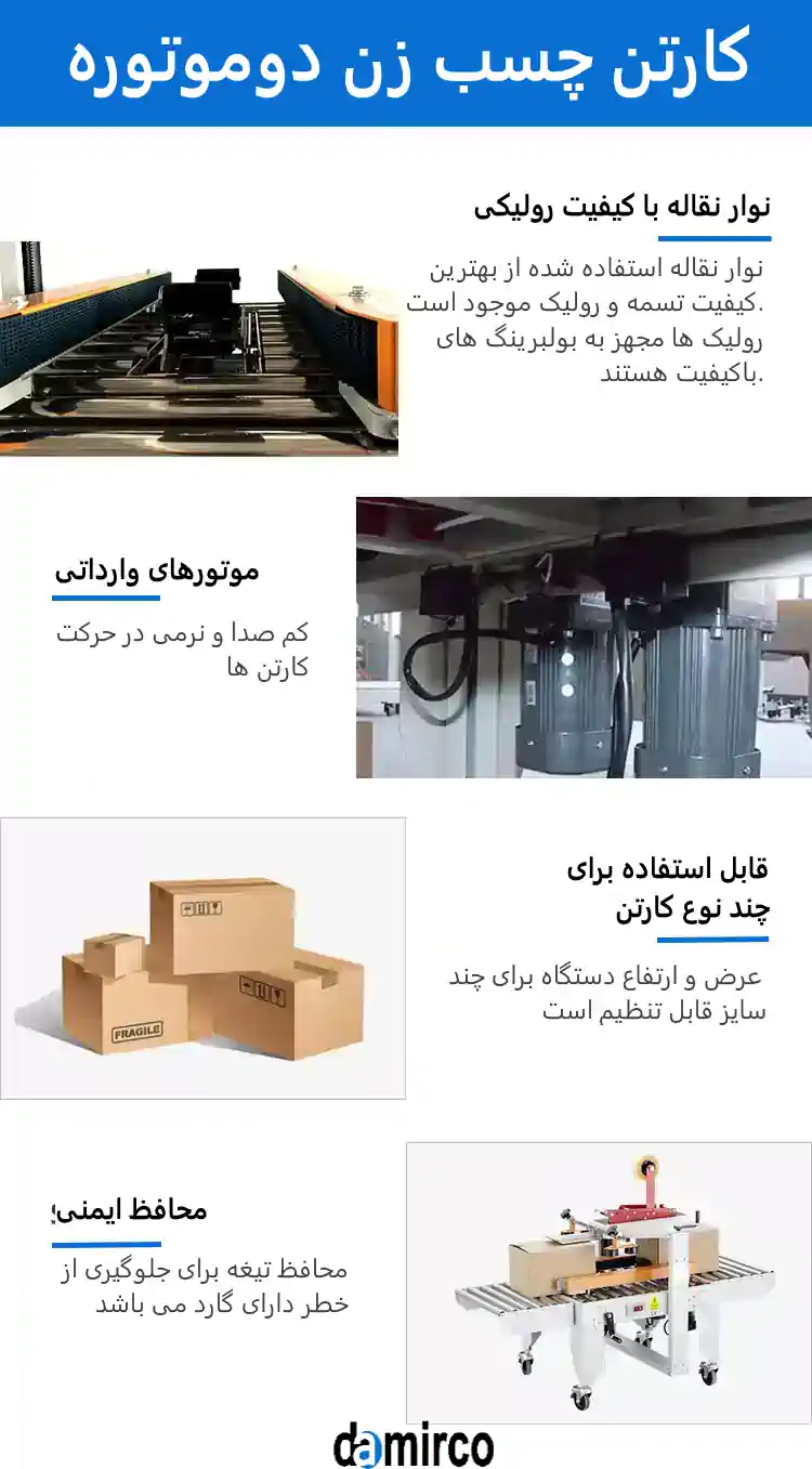 عکس مشخصات کارتن چسب زن