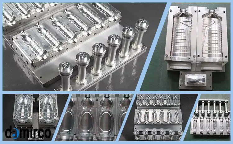 عکس قالب های بطری برای دستگاه بادکن پت