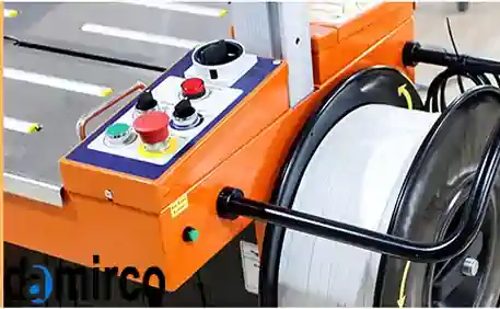 پنل کنترل دستگاه تسمه کش اتوماتیک