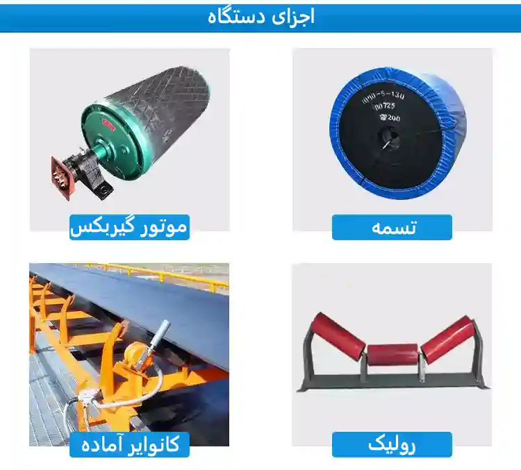 توضیحات نوار نقاله بارگیری