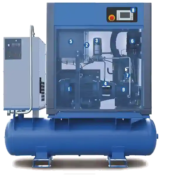 عکس کمپرسور باد صنعتی